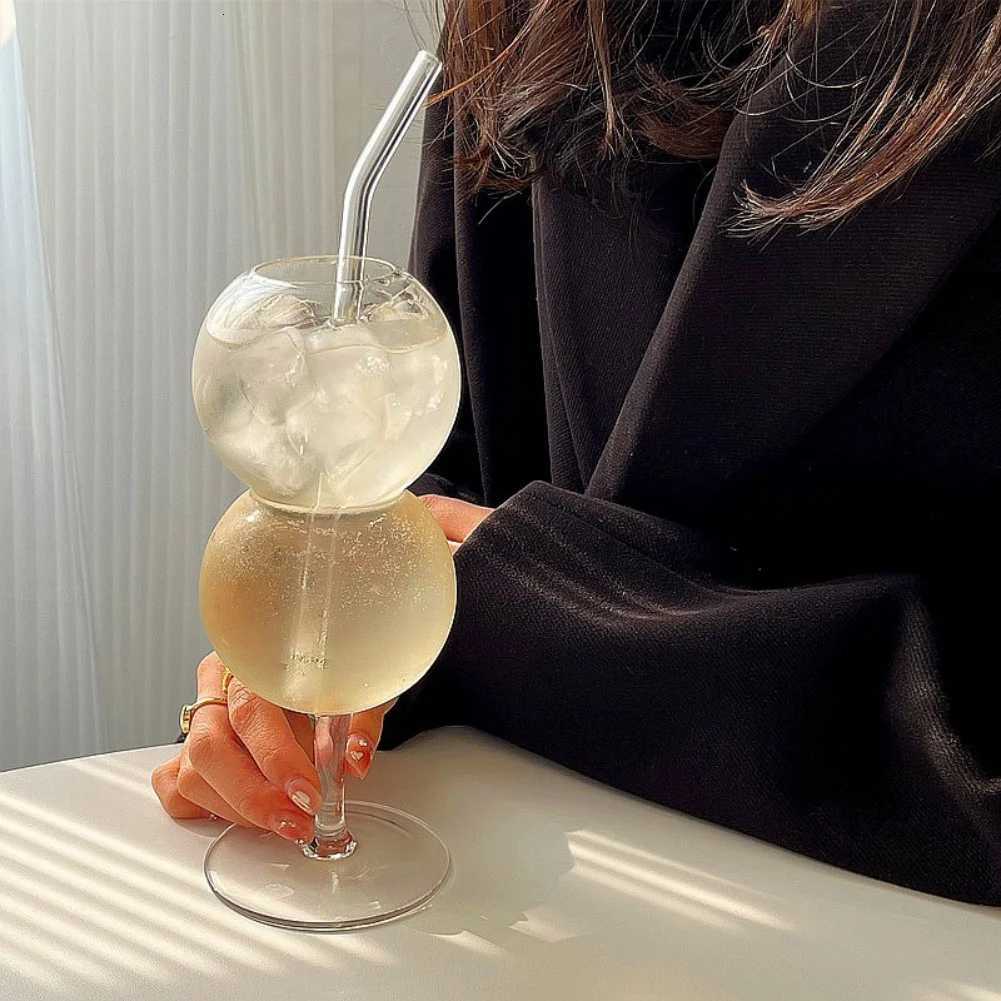 Creative Cocktail Glass Cup Height Crystal Champagne Glass Wine Glass Goblet 3D Rose Valentine Party Juice Wine Cup Bar Tool C251126