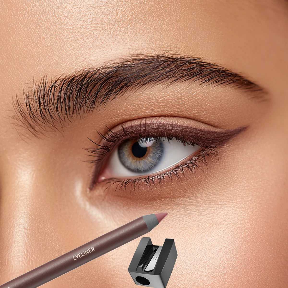 Eyeliner Pen Waterproof And Sweatproof Long Lasting Smudge ProofHard Refill Eyebrow PencilT251126