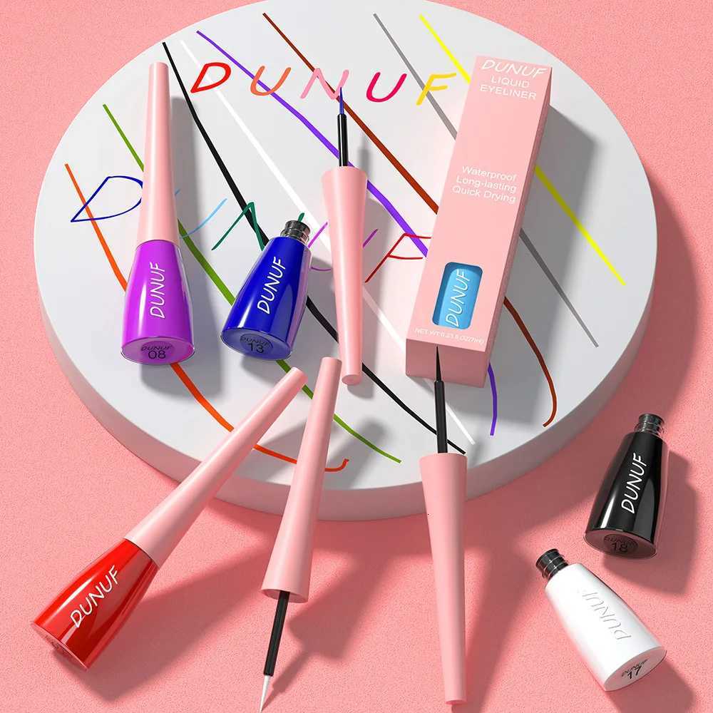 DUNUF 1 Pcs Waterproof Long-Wearing Liquid Eyeliner - Smudge-Resistant Transfer-Proof Perfect For Creating Dramatic LooksT251126