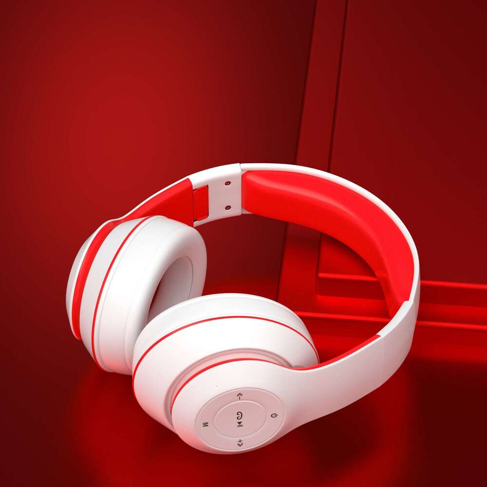 Famous Brand Cross Border Hot Selling College Style Head Mounted Wireless Bluetooth Headset Low Latency Gaming Call Online Class Heavy Bass Earphone
