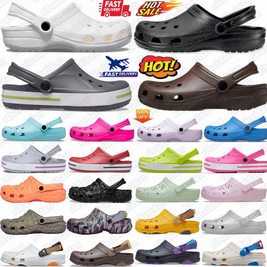 sandal Clog Classic Sandals slippers clogs slides Baya sliders Lightning Black white brown Bone Blue purple by Salehe Bembury Niagara women mens #6r3t o8d0#