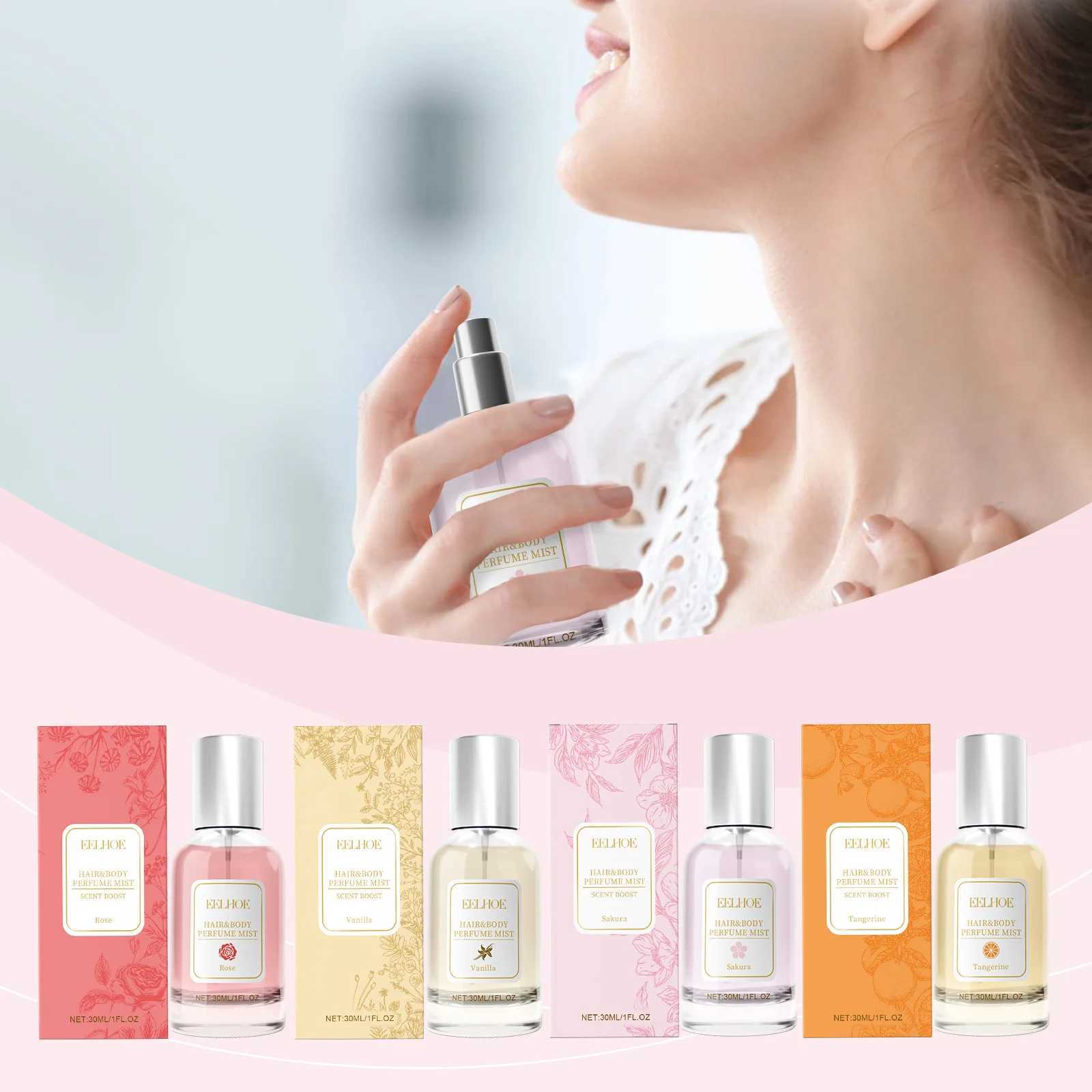 Roxelis 30ml Body Perfume Spray Scent Light Skin Long Lasting Floral Fragrance Add Personal Charms Dating Perfume C251126