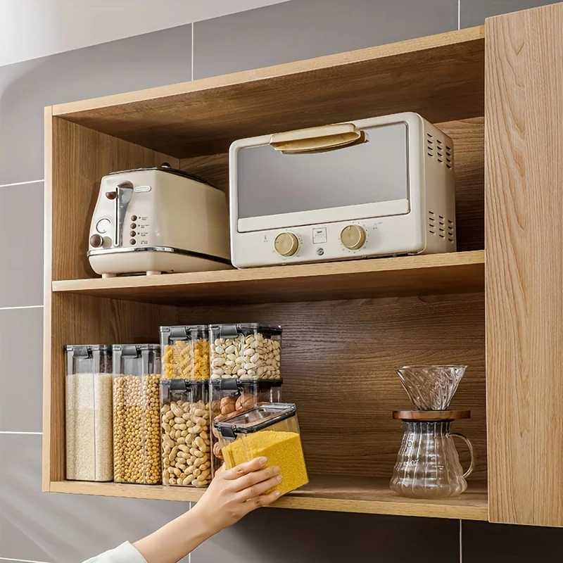 Food storage containers with airtight lids freezer safe BPA free plastic meal prep containers and kitchen sets Y251126