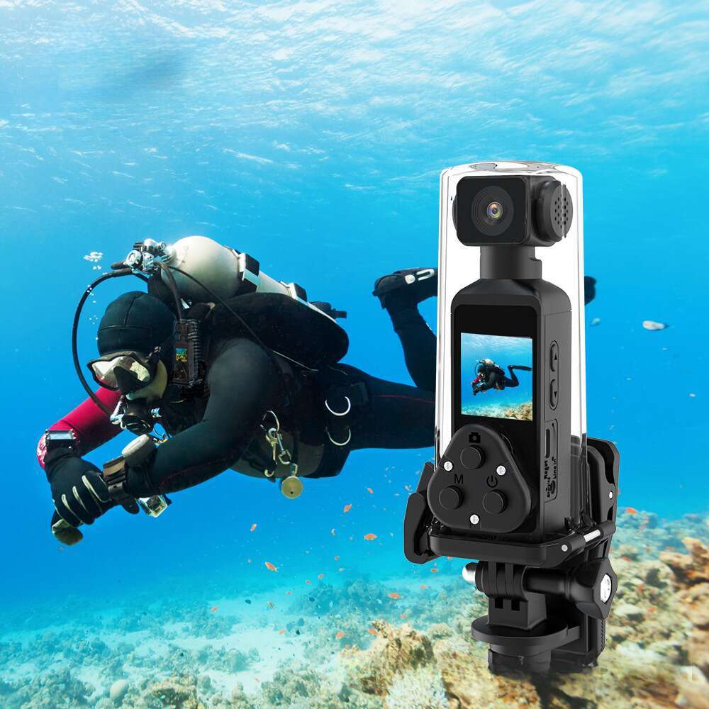 4K 5K sports pocket with 270 degree rotating lens, creative and compact, easy to carry diving camera
