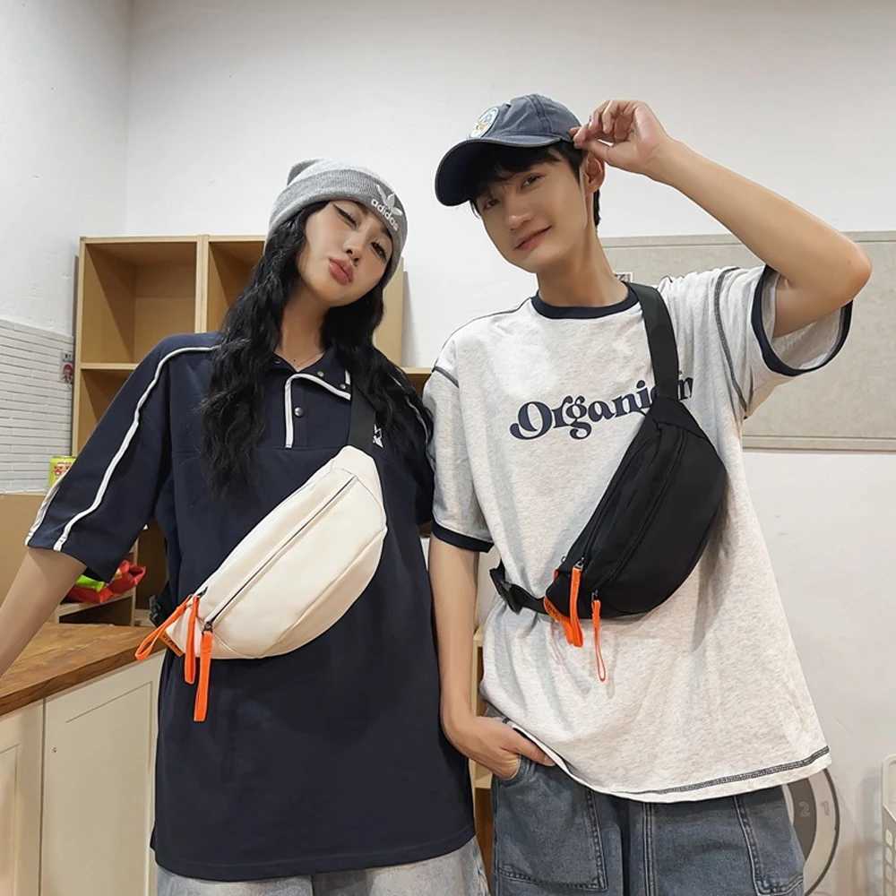 Water Repellent Fanny Pack Crossbody Chest Waist Bag with Zipper Pouch Adjustable Strap for Travel Running Hiking CyclingT251126