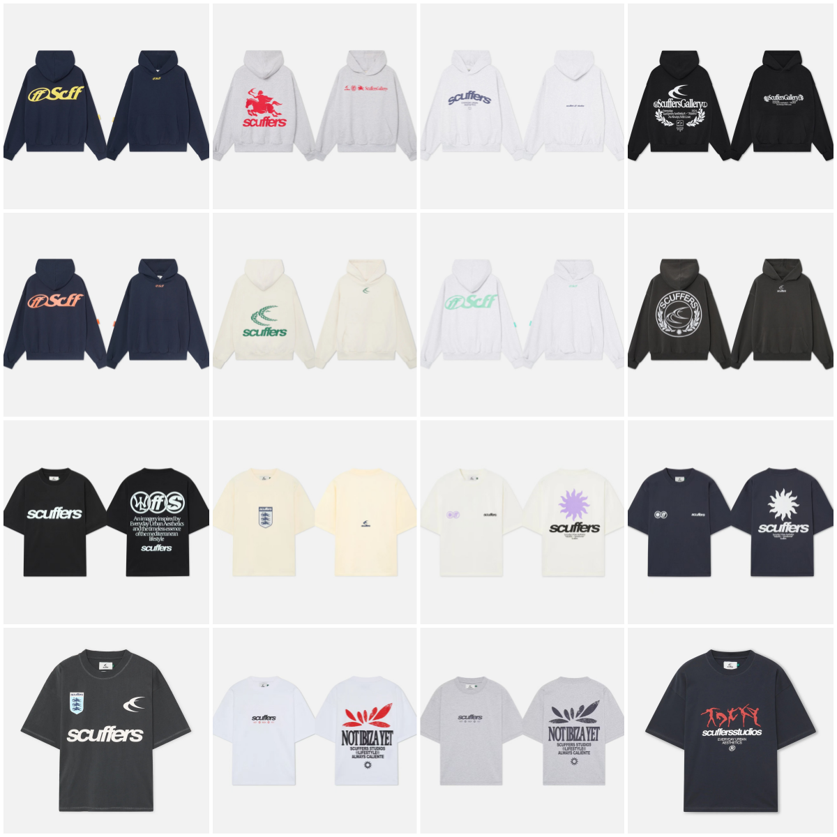 Scuffers Hoodie Designer Mens Hoodie Harajuku Scuffers Logo Hoodies Men Women Sweatshirts High Street Letter Hoodie Unisex Trendy Brand Loose Casual Coat