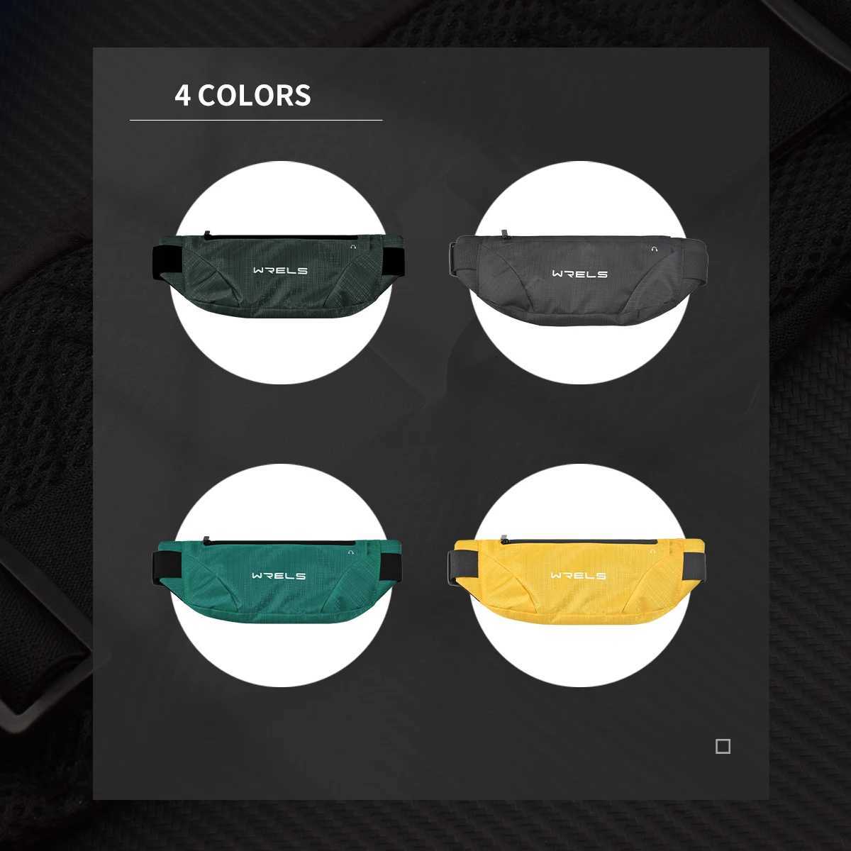 Outdoor Running Fitness Waist Bag Ultra-thin Mobile Phone Elastic Sports Waterproof Close-fitting Mobile Phone Bag WaterproofT251126