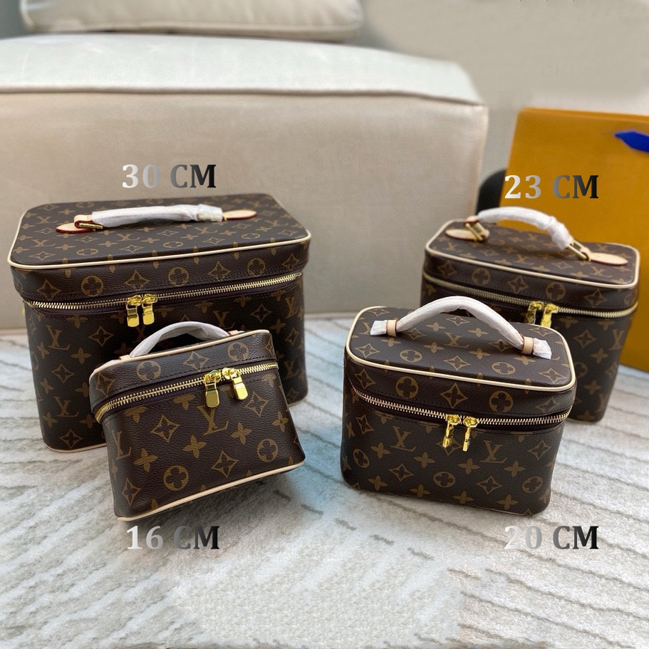 10A Lady Cosmetic Bags Nice Makeup Bag Women Designers Handbag Travel Pouch Ladies Purses High Quality Organizador Toiletry Bag Zipper Shoulder Bag