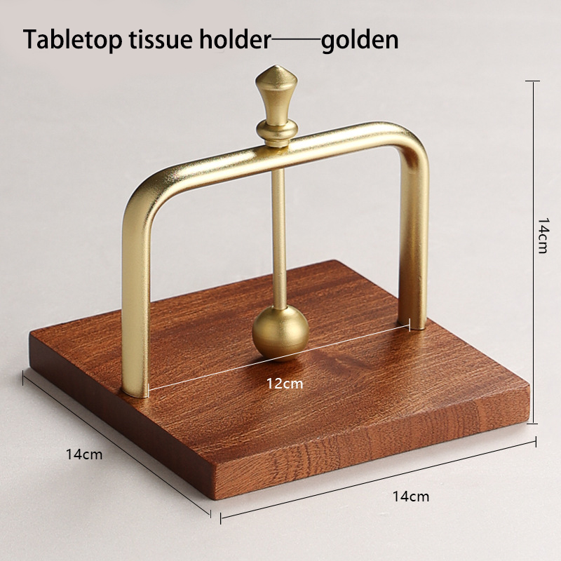 Coffee shop napkin holder Western restaurant tissue holder solid wood hotel tissue holder desktop