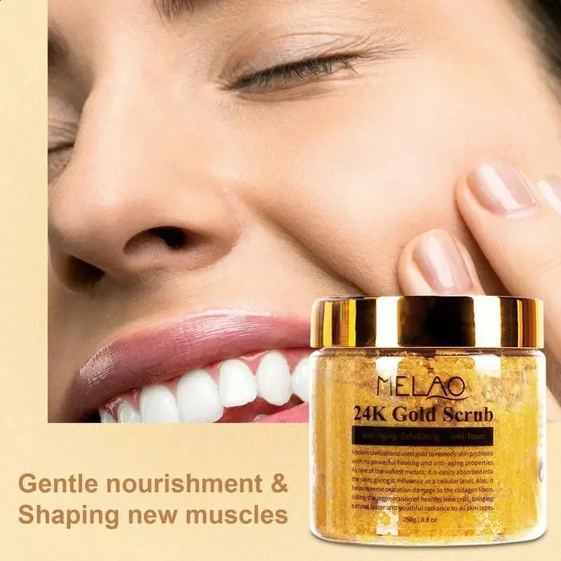 24k Gold Facial Mask Exfoliating Body Scrub Anti Acid Treatment Anti Wrinkle Whitening Female Skin Care Product 250424