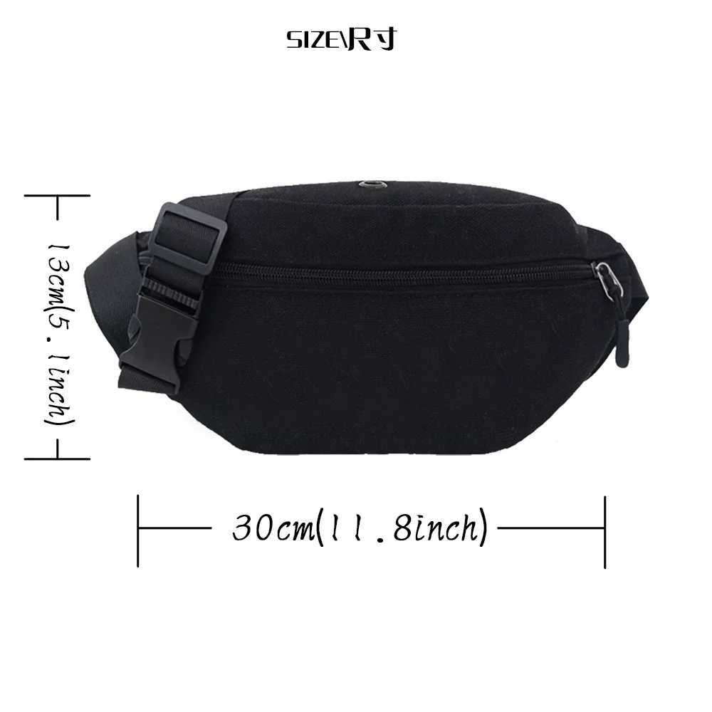 Belt Bag Unisex Bum Bags Student Trend Flamingo Pattern Print Lightweight Wild Outdoor Sports Fanny Pack Black Leisure Chest BagT251126
