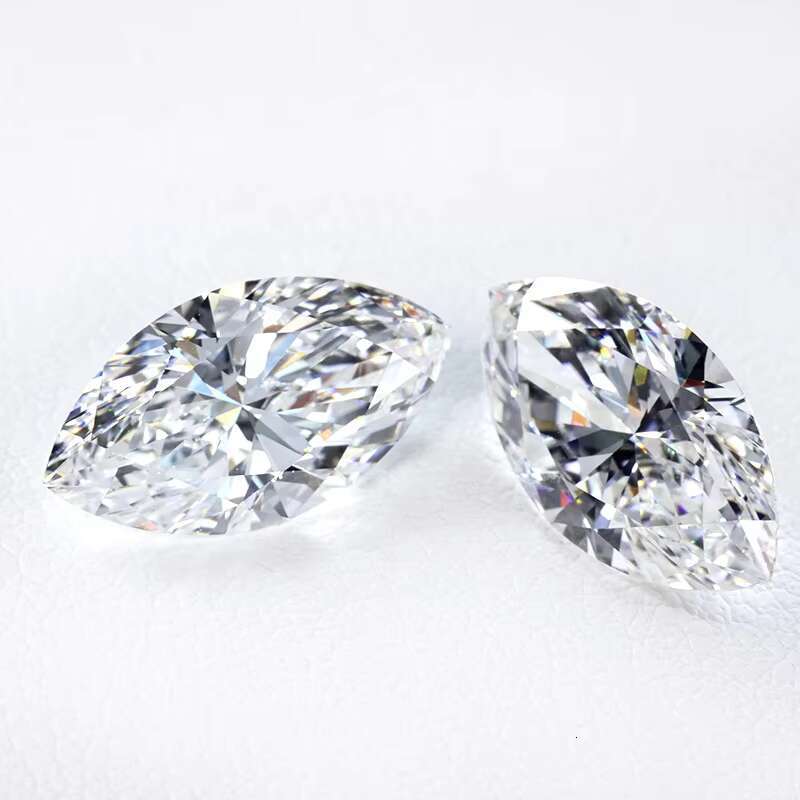 HPHT CVD Loose Diamond IGI GIA Certified Marquise Cut White Lab Diamond Excellent D E F Color VVS VS Lab Grown Diamond