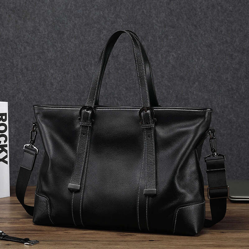 Luxury Bags Designer Schwarzkopf Business Totes Leather Top Handle Bags Casual Briefcase Men's One Shoulder Cross Body Bag