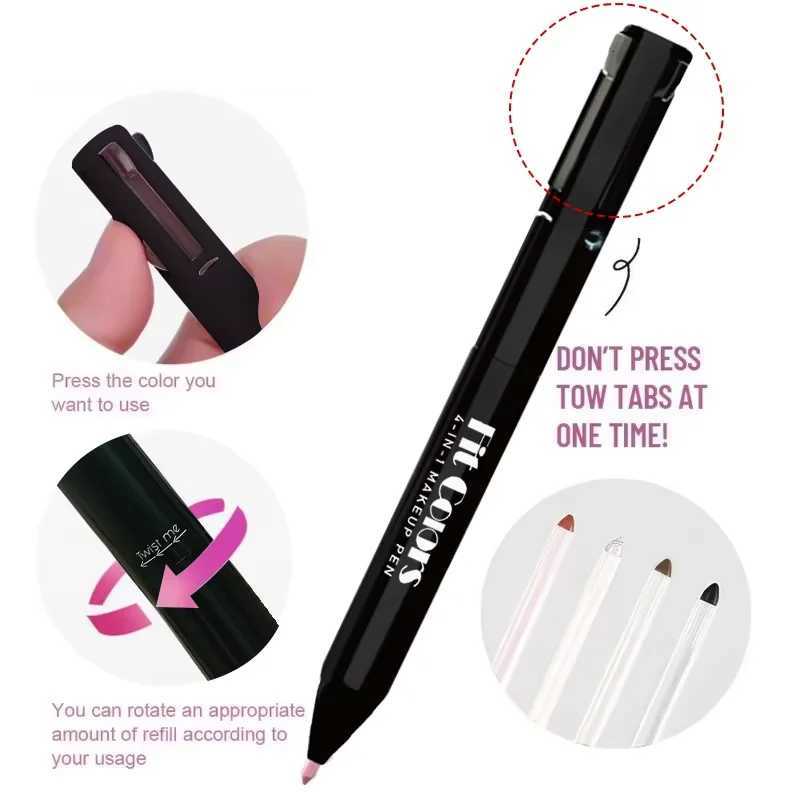 4 - in - 1 Silky Eye Shadow Eyeliner Pen Durable Easy To Apply Waterproof And Sweat Resistant Eye CosmeticsT251126