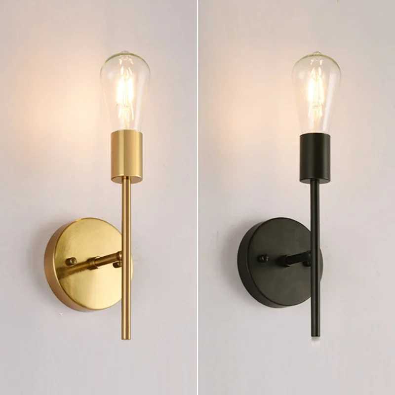 Modern minimalist wall lamp E27 4W Personality Aisle Bedroom Bedside Led lights American industrial style wall light M251126