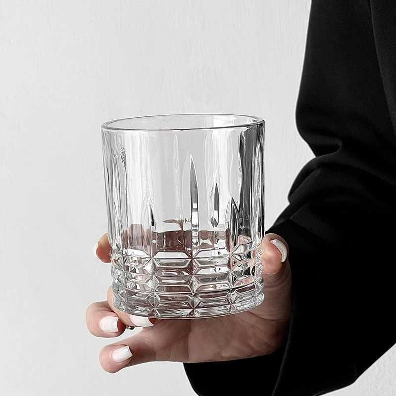 315ml/400ml Whiskey Glass Glass Cup Beverage Cup Cocktail brandy MUgs Luxury Wine Utensils Drinking Glasses Bar Glassware C251126