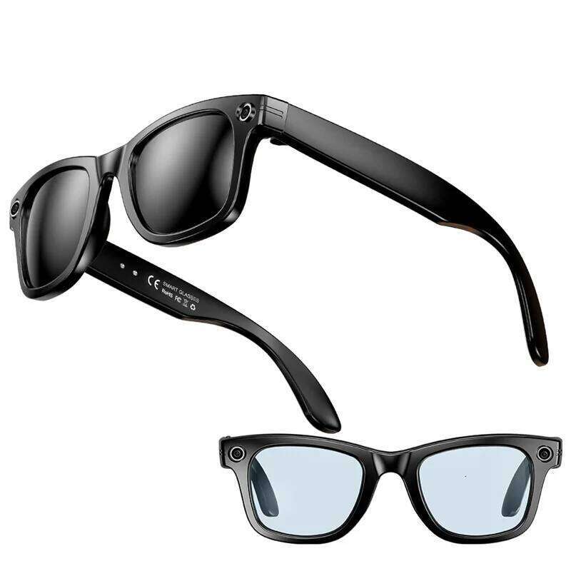 W610 AI Glasses With Video Camera 800W Outdoor Sunglasses Wi-Fi Transfer BT Calling Audio Record Smart Wearable Headset
