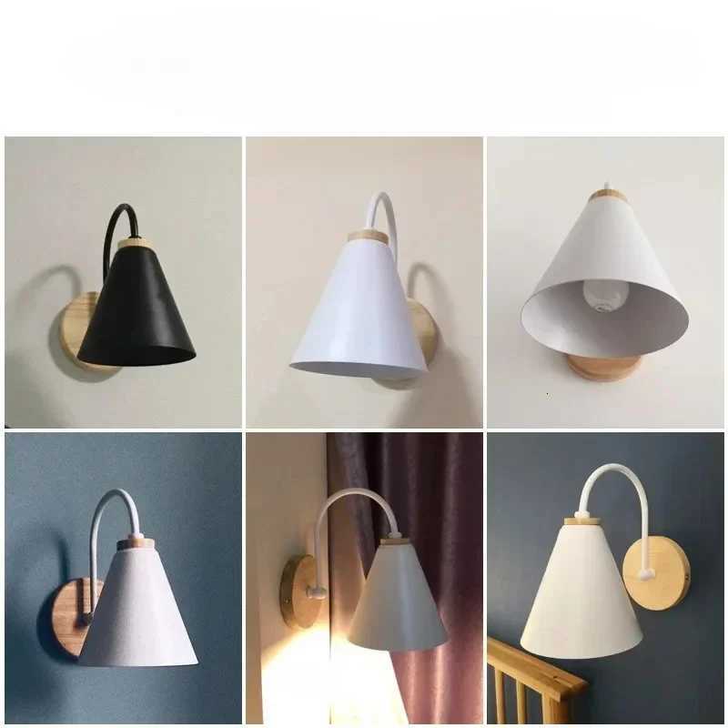 Hot Selling Aisle Lamp Simple Bedroom Bedside Wall Lamp Nordic Living Room Indoor Corridor Study Background Curved Wall Lamp M251126