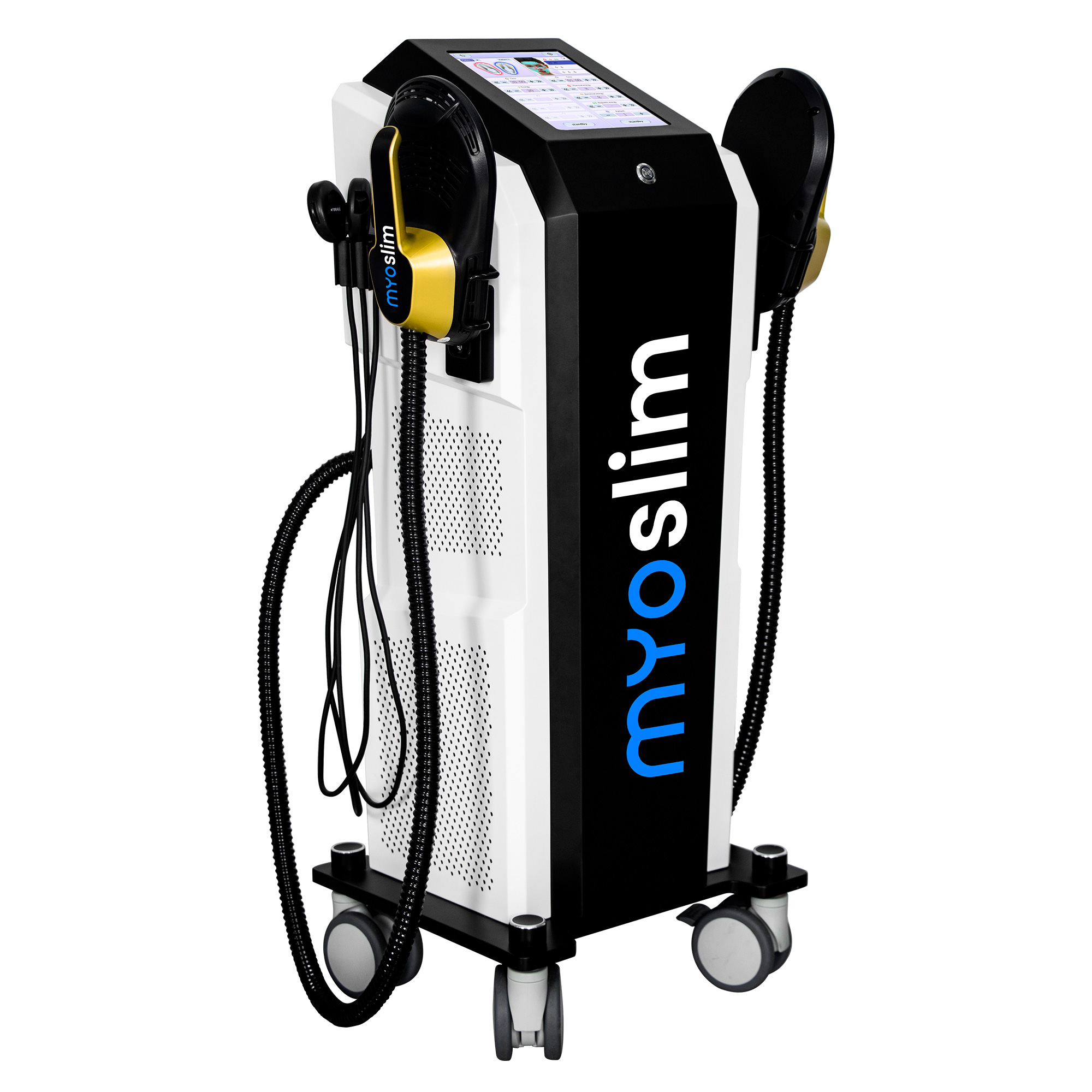 Myoslim RF Body Slimming and Face Slimming Muscle Training EMS Stimulator Slimming and Fat Burning Equipment