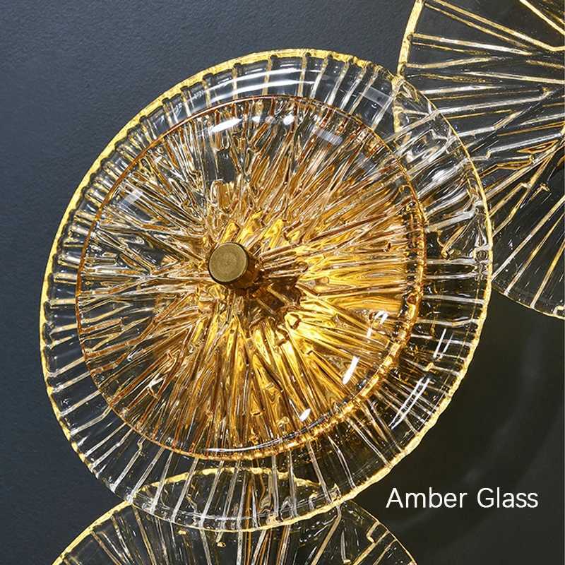 Modern Nordic Round Glass LED Lights Wall Lamp Combination For Living Room TV Background Bedside Corridor Aisle M251126