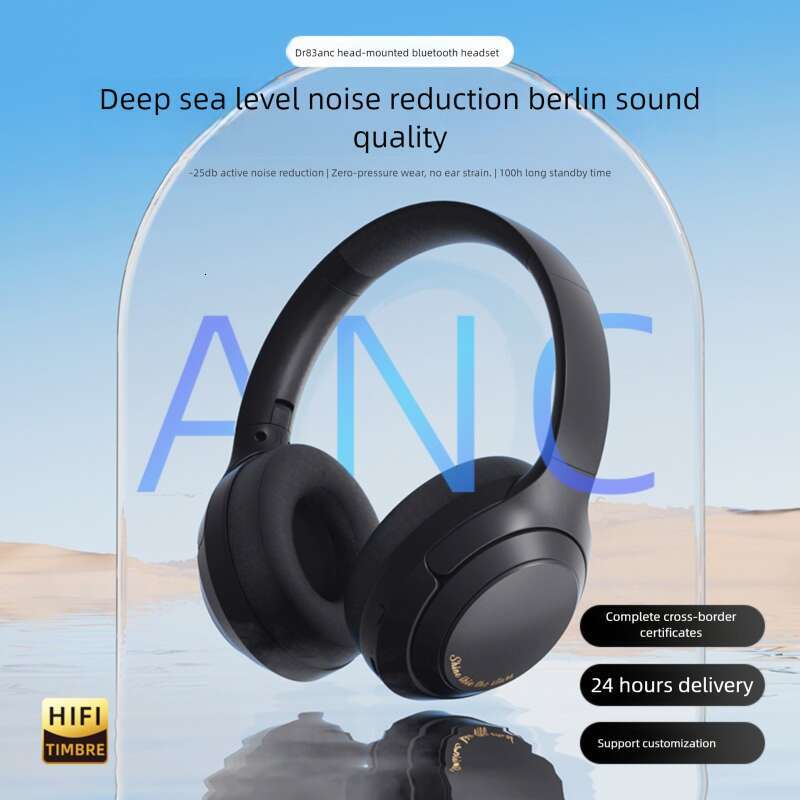 Well-known brand designer niche new Bluetooth high-value ANC active noise reduction earphone battery standby time durable