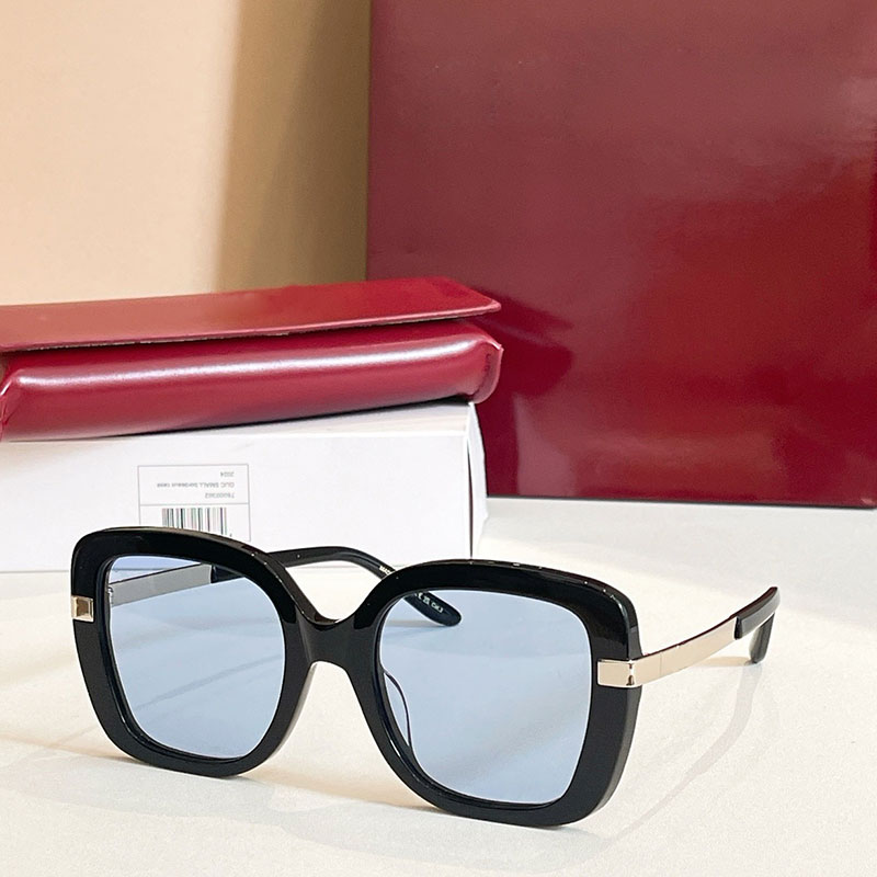 Fashion designer men women sunglasses transparent personalized lenses anti blue light ultra light frame sunglasses casual workplace wear UV400protection G2322