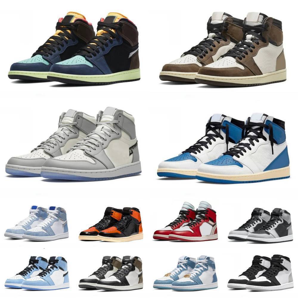 Trainers J1 1 Sports Shoes Jump Mans Women 1S Chicago Reverse TS OG True Turbo Blue UNC Green Retroes Outdoor Basketball Shoe Bio Hack DARK Mocha Denim Low High Sneakers