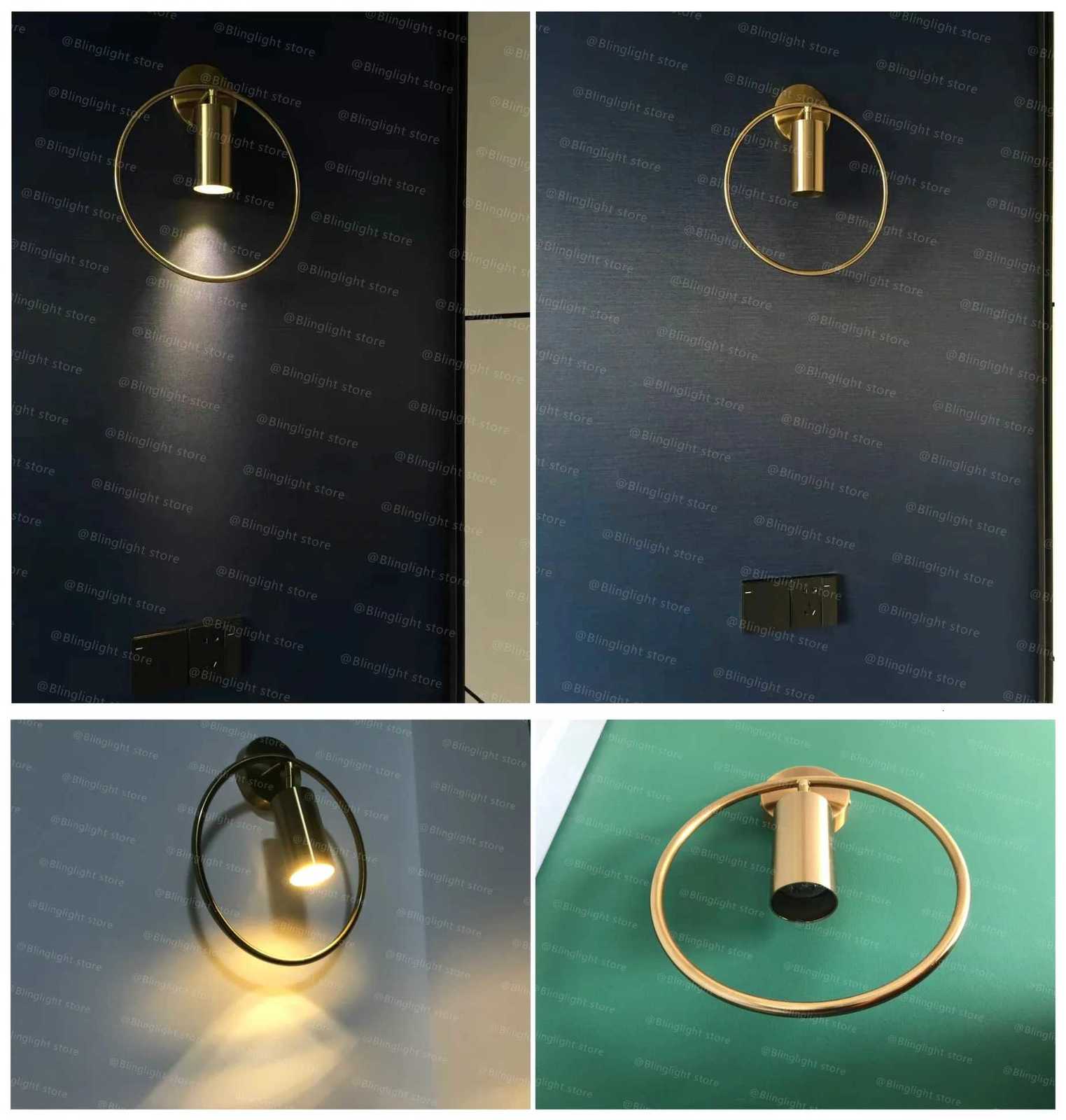 Modern Led Wall Lamp Nordic Lighting Fixture Living Bedroom Bedside Sconces Minimalist Living Dining Room Spotlight Gold Lights M251126