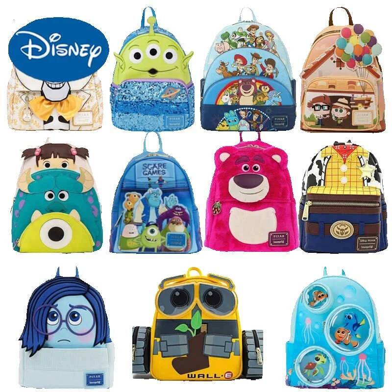 Disney custom Loungefly Pixar Toy Story Moments Finding Monsters University Scare Games Mini Coco Ernesto Cosplay Backpack A3