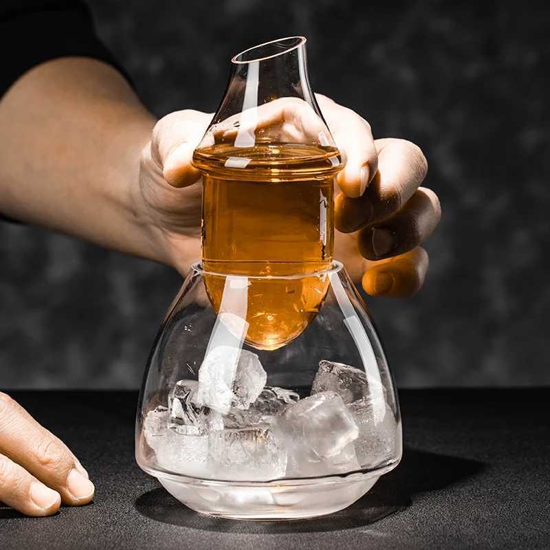 Crystal Wine Bottle Set Red Wine Glass Sake Set Rice Wine Glass White Wine Glass Warmer Hot Bottle Ice Wine Jug Wine Cooler C251126