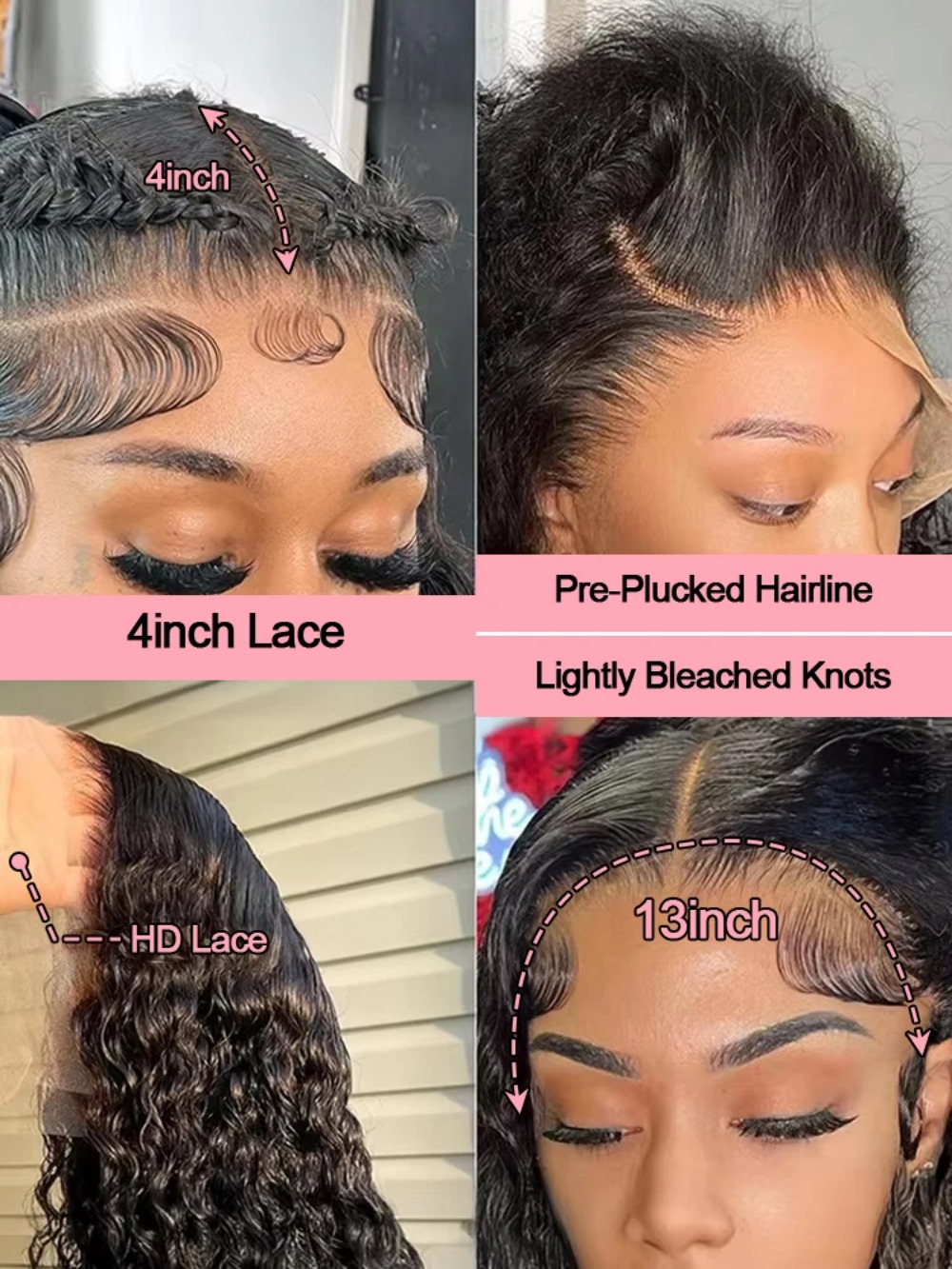 Burmese Kinky Curly Hair Wig Transparent Lace Frontal Brazilian Human Natural Hair Wigs 40 Inch 13x6 HD Glueless Wig Human Hair Ready To Wear