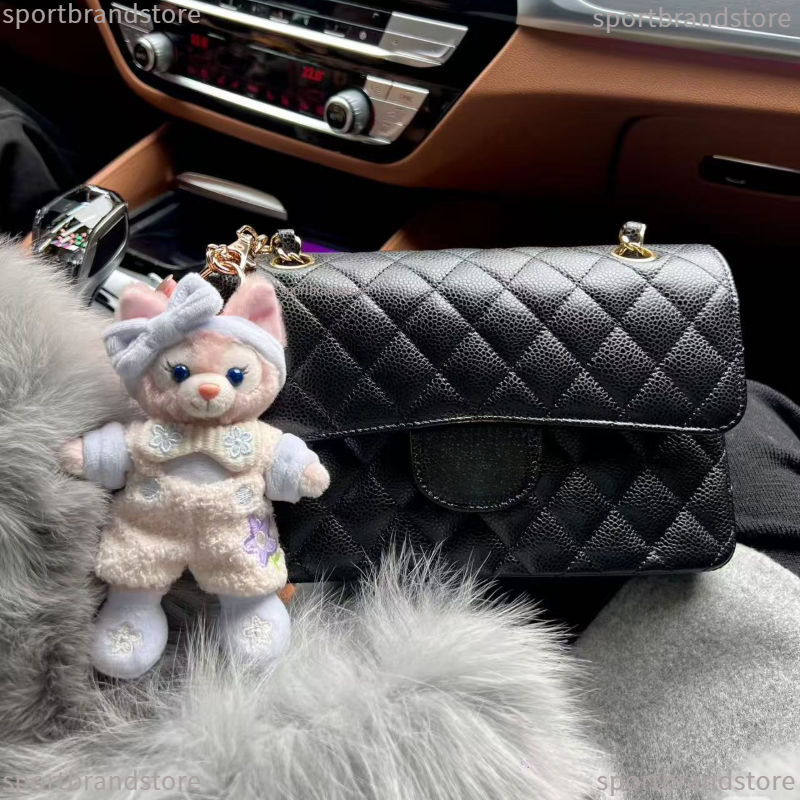 Top Quality Classic Flap Bag Top Handle Bag Mini Cf Designer Bags Womens Single-shoulder Bag Genuine Leather Caviar Checkered Crossbody Bag Tweed Bag Luxury Fashio