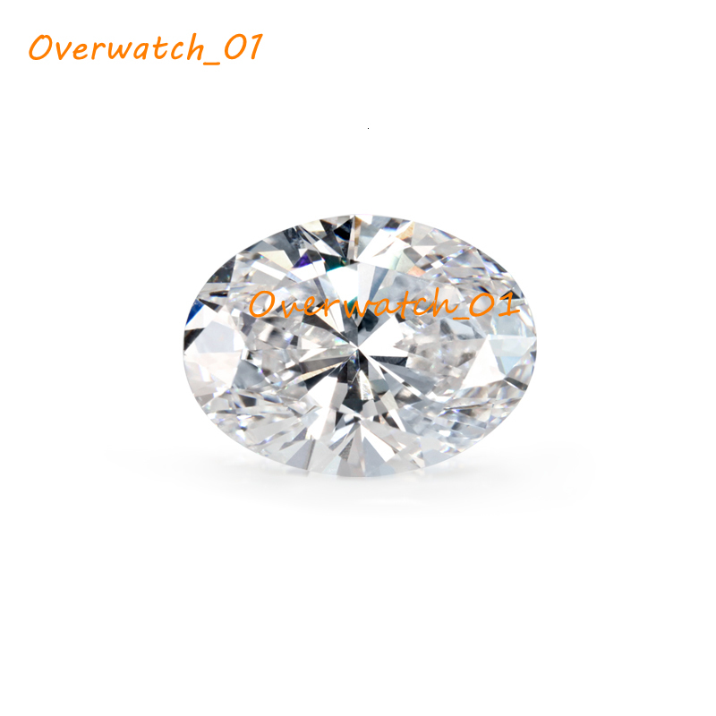Oval Cut Lab Diamond Excellent D Colour VVS VS IGI GIA Diamond Synthetic CVD HPHT 0.5Carat 1Carat 1.5ct Lab Grown Diamond
