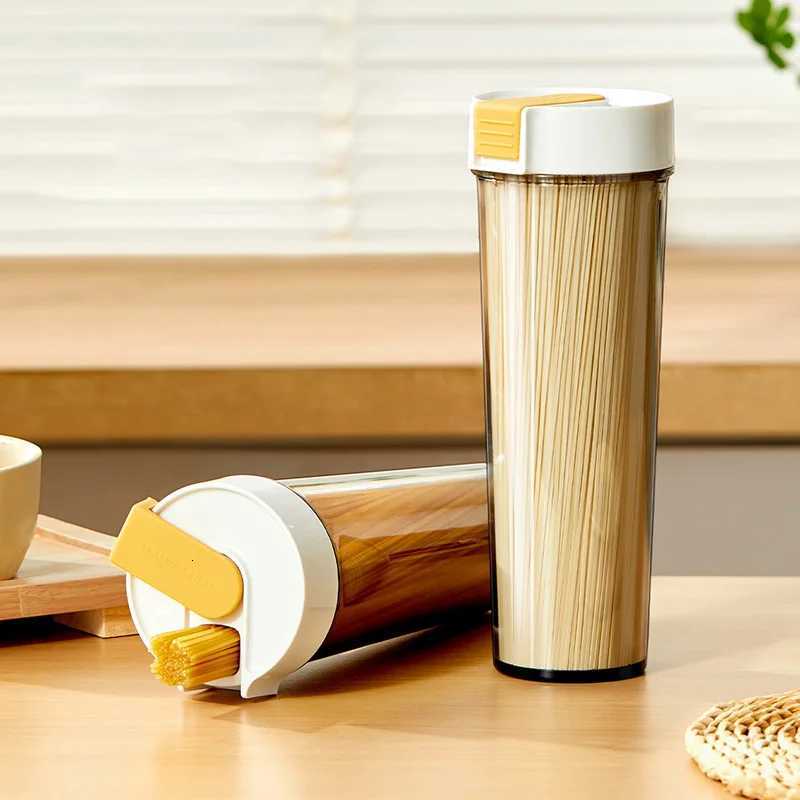 Kitchen Noodle Spaghetti Container Sealed Pasta Storage Box Quantitative 120g Food Keep Fresh Box Refrigerator Organizer Y251126