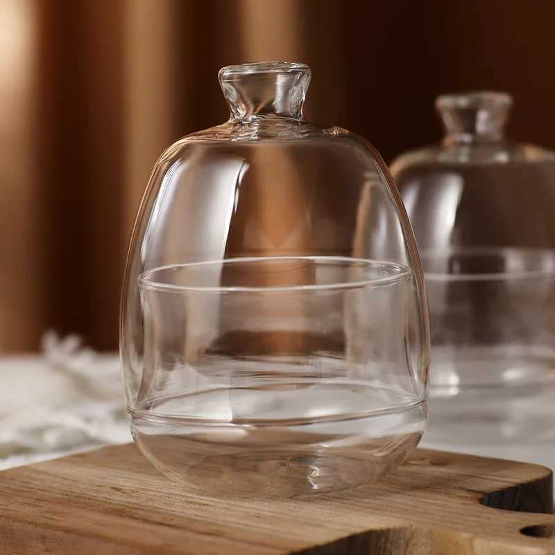 JMY - High borosilicate glass airtight jar with lid sugar container tea caddy coffee shop storage container high temperature Y251126