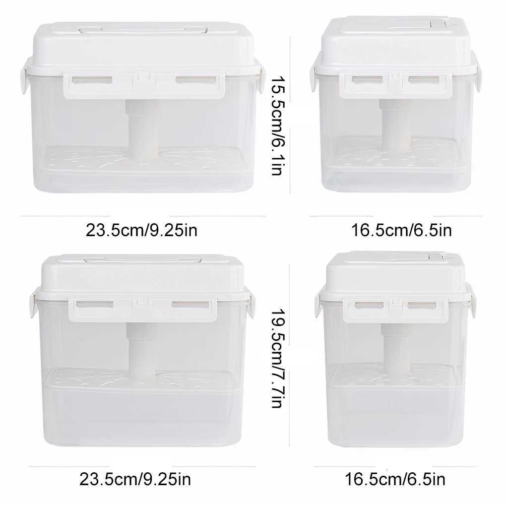 4/5L Pickle Jar with Press Plate Leakproof Kitchen Organizer Bins For Gherkin Sauerkraut Olive And Kimchi Storage Container Y251126