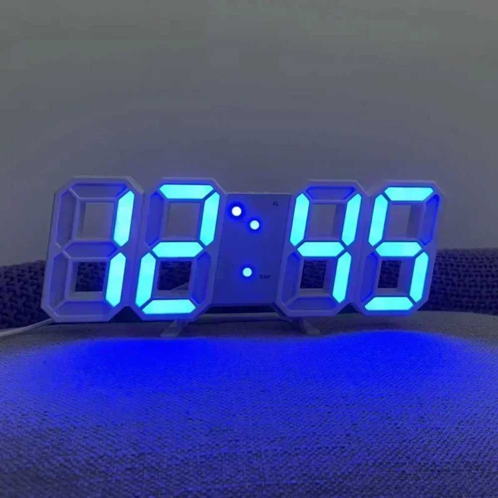 Digital Wall Clock Desk Clock Electronic Alarm Clock Modern Home Decoration for Bedroom Home Decor Interior Led Table C251126