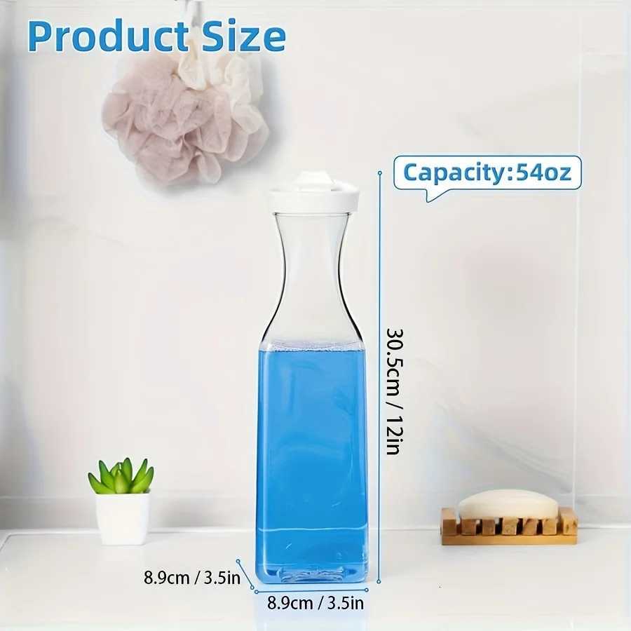 2/ 3 Pack 54 OZ Liquid Laundry Detergent Dispenser Plastic Laundry Detergent Container for Organizing Fabric Softener Y251126