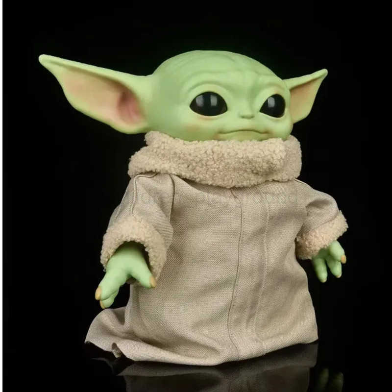 Disney 17-28cm Movies Star Wars 28cm Baby Yoda Action Figure Toy Model Dolls Toys Kids Birthday Gifts H251126