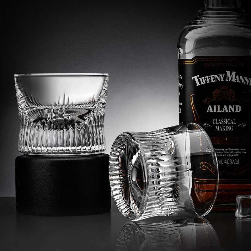 Glass whisky wine glass light luxury beer glass household wine glass Baijiu glass crystal glass foreign wine glass C251126