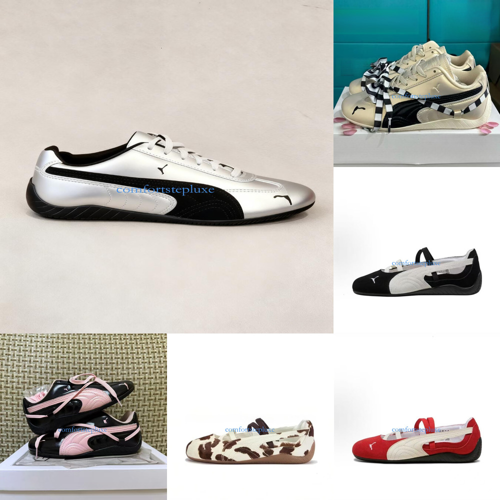 Designer Women Ballet Flats Moral Training shoes Jane Shoe Mauve Mist Sier Black Germany Es Speedcats Suede Sneakers Ladies Men's Casual Shoes PM1948