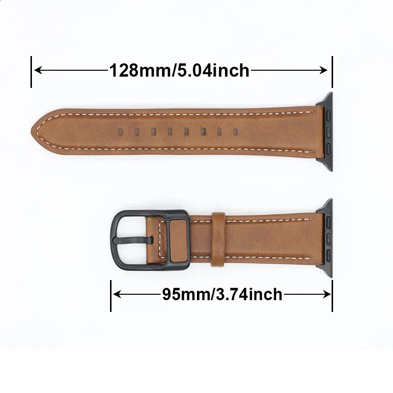 PU Leather strap For Apple watch band 44mm 45mm 41mm 40mm 42mm mm correa bracelet series 4 5 6 SE 7 8 9 10 ultra/2 49mm 250425