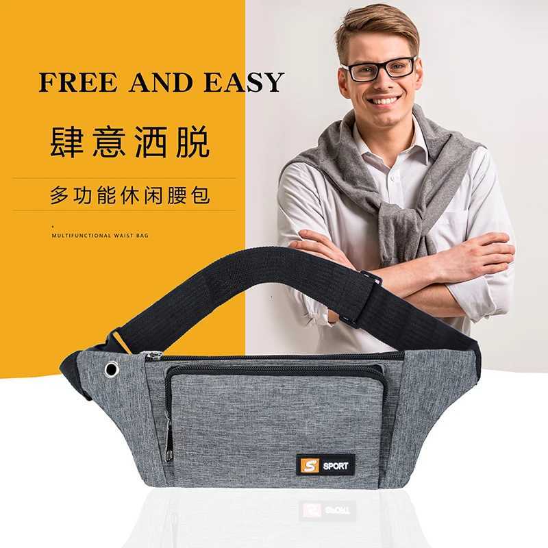 Waist Bag Pack Purse Casual Large Phone Belt Bag Pouch Womens Canvas Travel Phone Bag Fanny Outdoor Fashion Men Shoulder BeltT251126