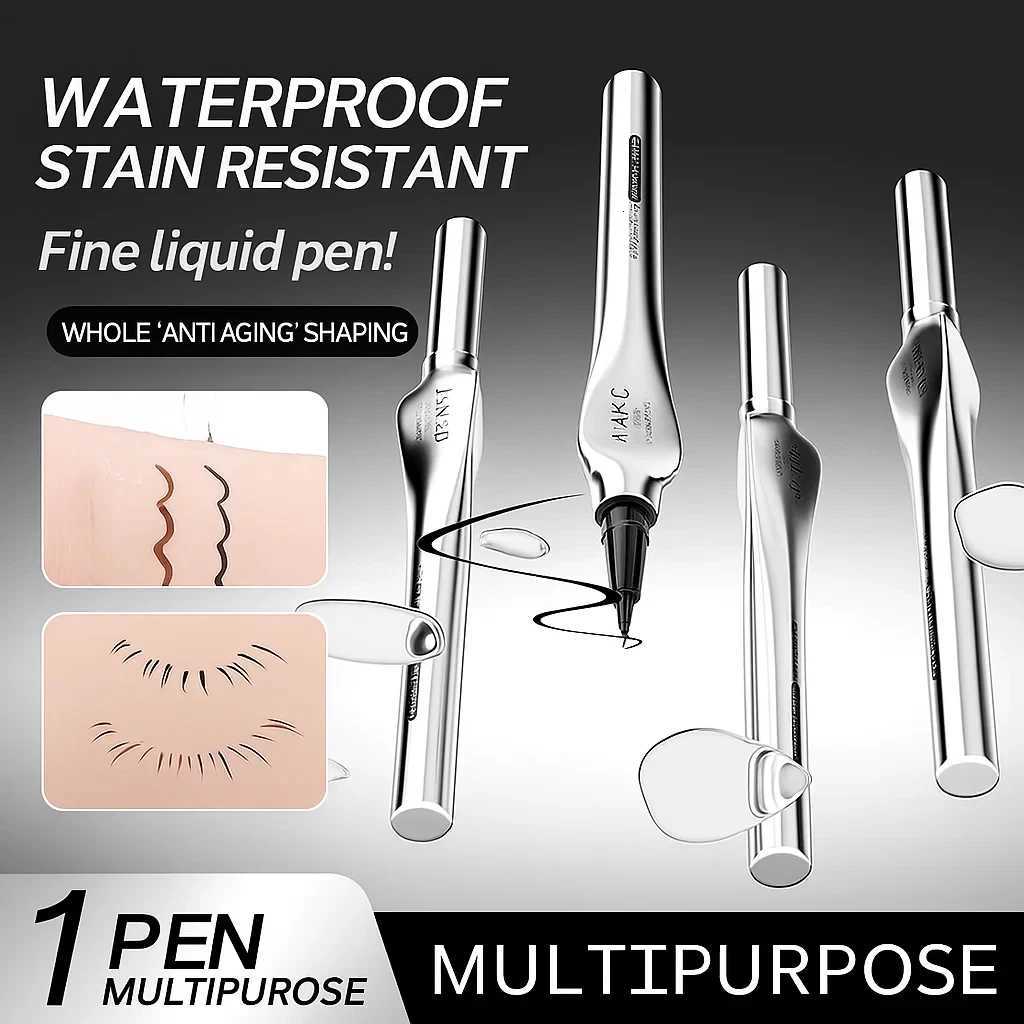 AMG Smooth Quick-Drying Eyeliner Pen Waterproof Smudge-Proof Long-Lasting Colorful Eyeliner PenT251126