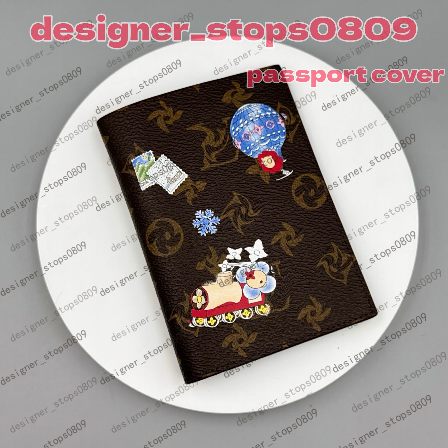 takashi murakami wallets for man women High quality Classic Designer Card Holder PASSPORT COVER Fashion Brand Fashion Credit Credit card cover Couple Family Travel