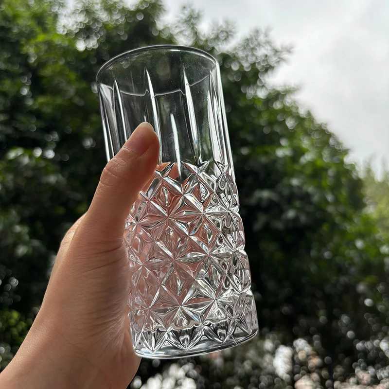 310ml/320ml Glass Diamond Coffee Cups Termos Household Water Bottle Wine Glasses Luxury Beverage Cup Juice Cup Wholesale Cups C251126