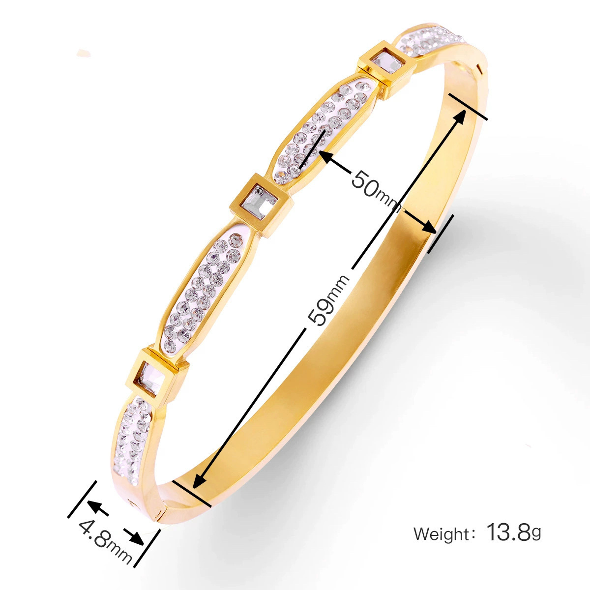 25 new high quality designer bracelet women luxury jewelry gold mens bracelet designer silver bracelet men love bracelet bangle bracelets Gold-plated  - view 3