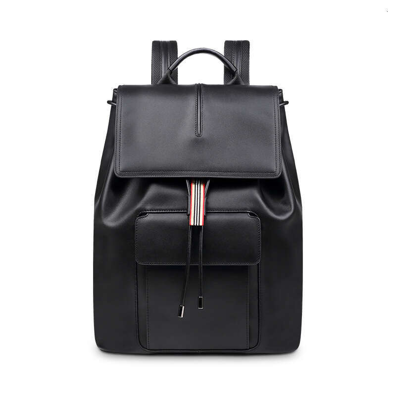 Luxury Bag Designer New Genuine Leather Fashion Casual Men S Large Capacity Waterproof Laptop Bag Top Layer Cowhide Backpack