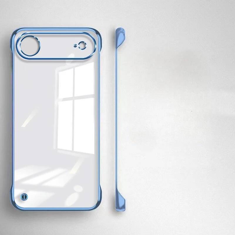 Ultra Thin Frameless Case for Iphone 17promax Air Slim Hard Shockproof Bumper Transparent Cover For iPhone17 17pro air