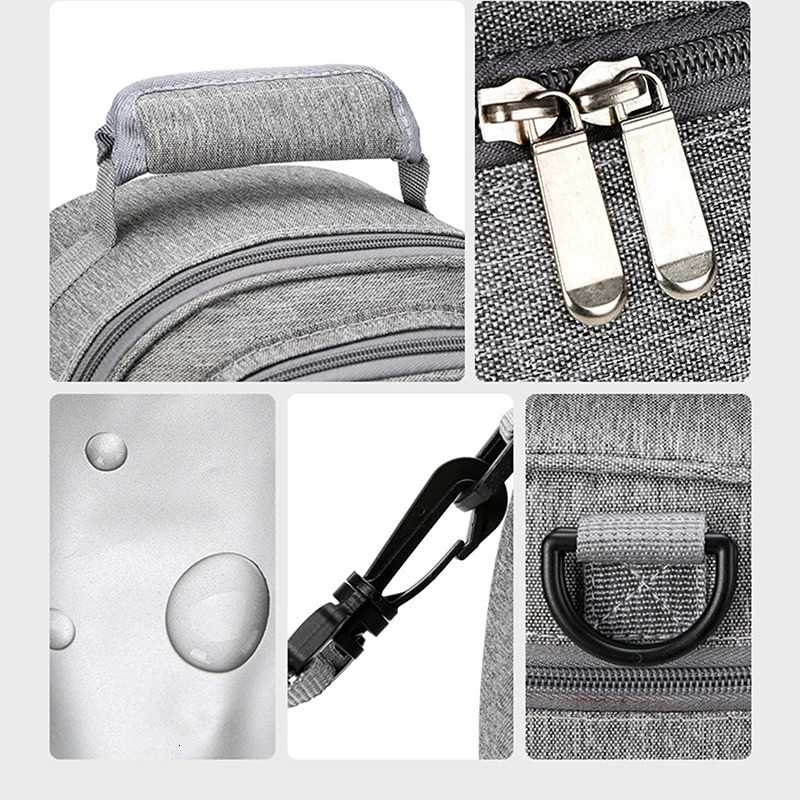 Foldable large capacity breast milk storage portable baby crib backpack female mother outdoor bag insulated 250414z